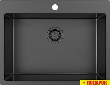 Кухонная мойка ZorG ZRN 5065 Premium PVD Gunblack, фото 2