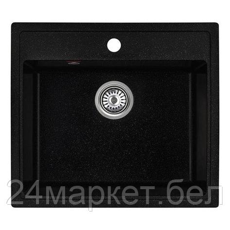 Кухонная мойка ARFEKA Quadro (черный), фото 2
