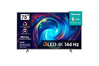 Телевизор ЖК 75'' Hisense Телевизор ЖК 75'' Hisense/ 75", QLED, Ultra HD, Smart TV (ОС VIDAA U6), Wi-Fi, PCI