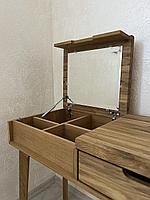 Стол туалетный с зеркалом «Доната 8» (массив сосны)