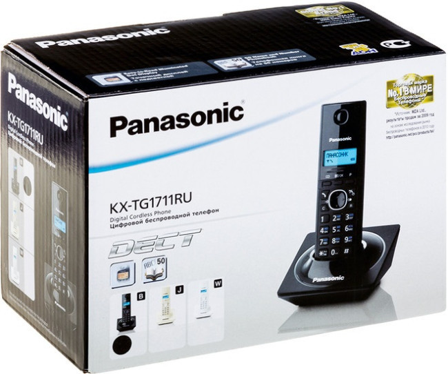 Радиотелефон Panasonic KX-TG1711RUB - фото 6 - id-p212888229