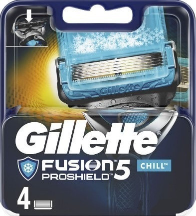Сменные кассеты для бритья Gillette Fusion5 Proshield Chill (4 шт) - фото 2 - id-p194258665