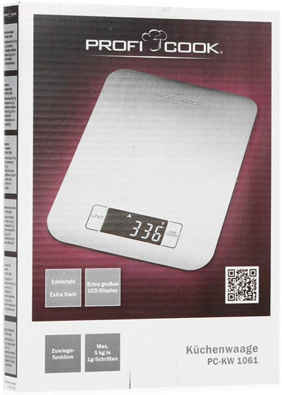 Весы кухонные ProfiCook PC-KW 1061 электронные - фото 3 - id-p194255977