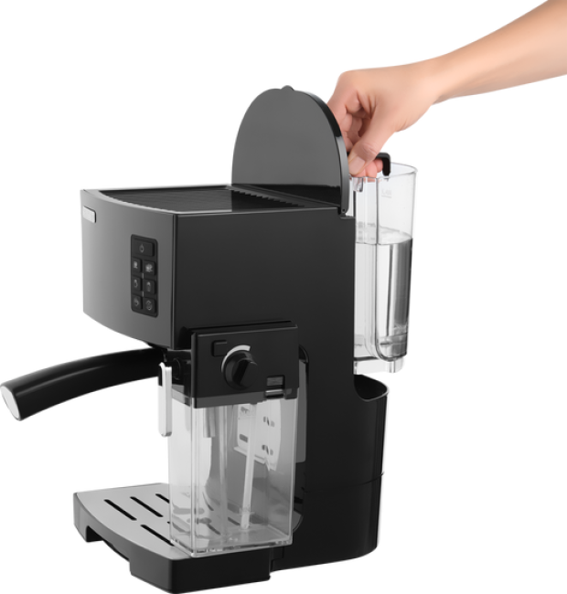 Рожковая помповая кофеварка Sencor SES 4050SS (черный) - фото 2 - id-p194260023