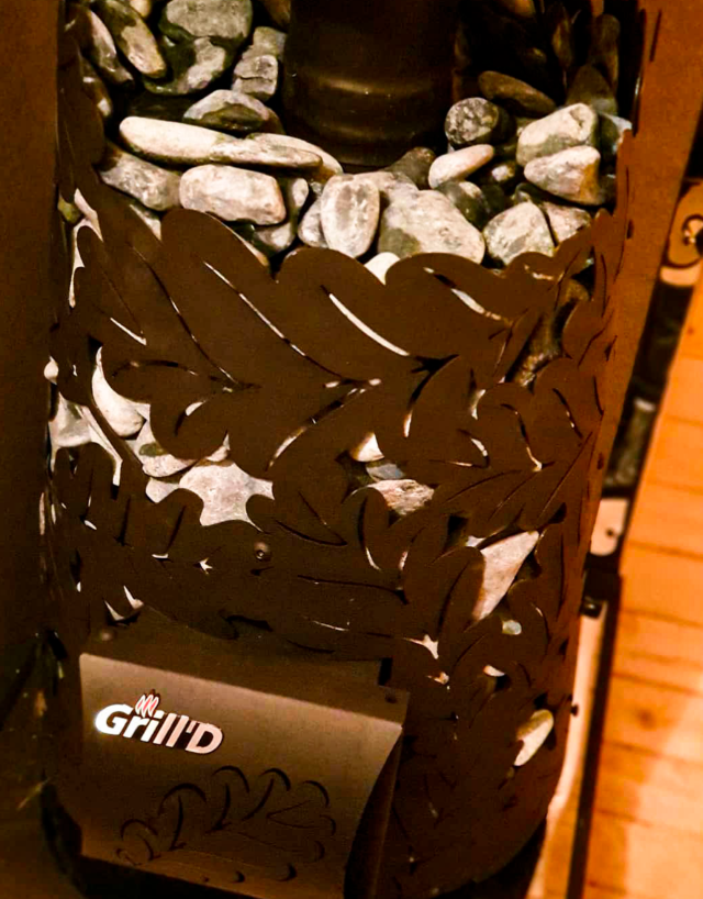 Дровяная банная печь Grill'D Dubravo Mini Short (дверца без стекла) - фото 7 - id-p225142689