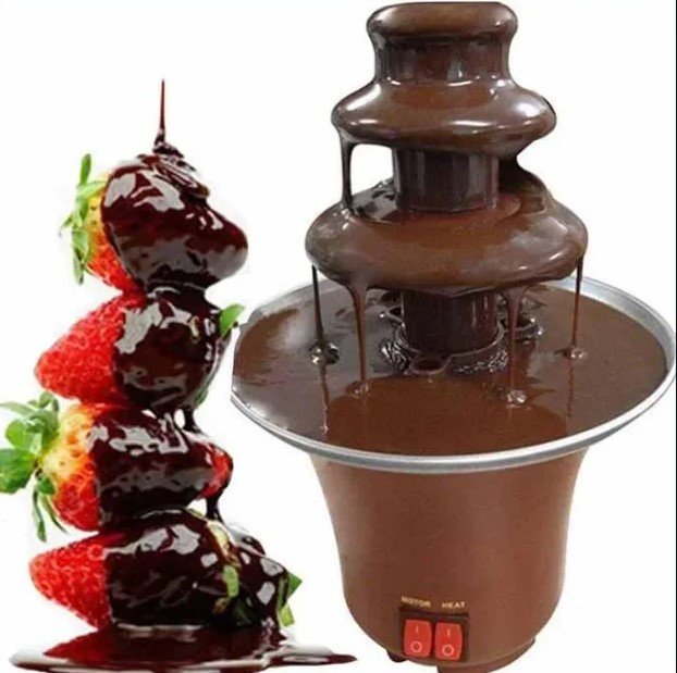 Шоколадный фонтан фондю Chocolate Fondue Fountain Mini - фото 6 - id-p225142874