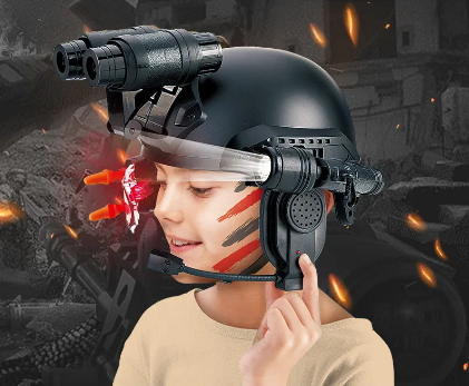Детские тактический шлем YC-M14, Игровой набор для шпионов - фото 3 - id-p225142991