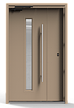 Дверь для подъезда Женева 11 RAL 1035, фото 3