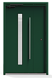 Дверь для подъезда Женева 11 RAL 6005, фото 3