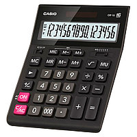 Калькулятор настольный Casio GR-16, 16 разрядный, 209x155x35 мм, черный.