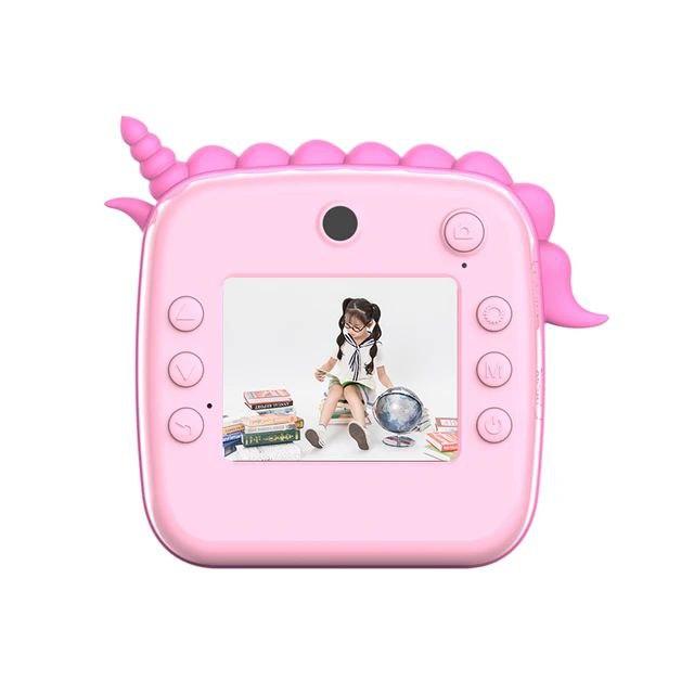 Фотоаппарат моментальной печати Единорог / Детская фотокамера с принтером Розовый - фото 3 - id-p225143800