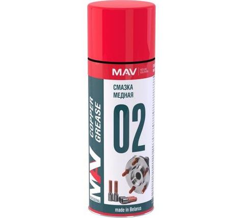 Смазка медная MAV copper аэрозоль 520 мл/285 гр, фото 2