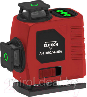 Лазерный нивелир Elitech ЛН 360/4-ЗЕЛ - фото 1 - id-p225145280
