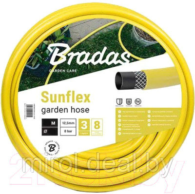 Шланг поливочный Bradas Sunflex 1/2 30м - фото 1 - id-p225145106
