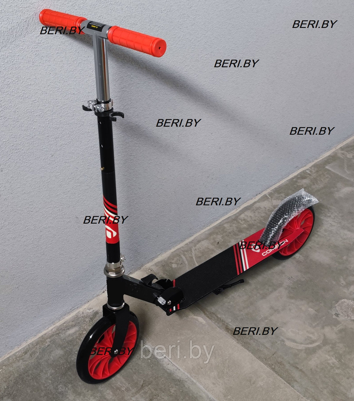 Самокат подростковый SCOOTER складной, большие колеса 3623T разные цвета - фото 2 - id-p148235625