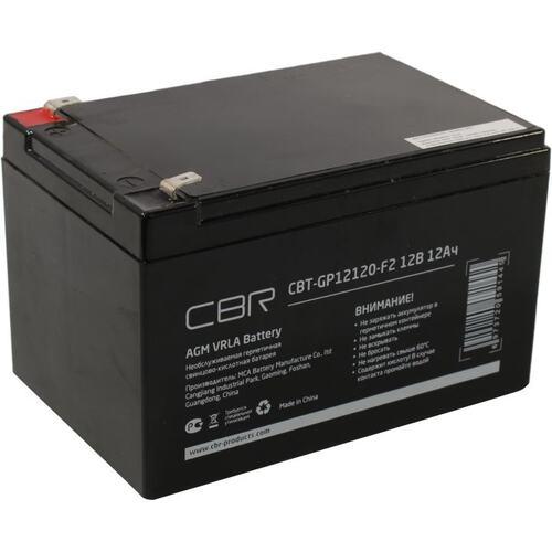 Аккумуляторная CBR VRLA батарея CBT-GP12120-F2 (12В 12Ач), клеммы F2 - фото 1 - id-p222524881