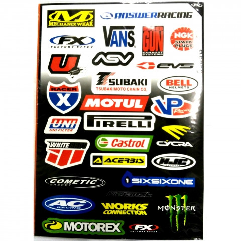 Наклейки LP Castrol