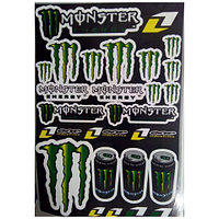 Наклейки LP Monster Energy Taurine one industries