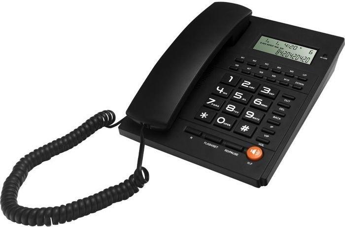 Проводной телефон Ritmix RT-420 (черный) - фото 2 - id-p225147924