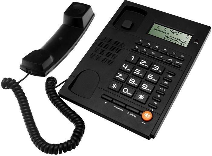 Проводной телефон Ritmix RT-420 (черный) - фото 3 - id-p225147924