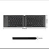 Беспроводная-складная Bluetooth клавиатура KBW-6N, 67 клавиш, ультра тонкая, русская раскладка    NEW!!!, фото 2