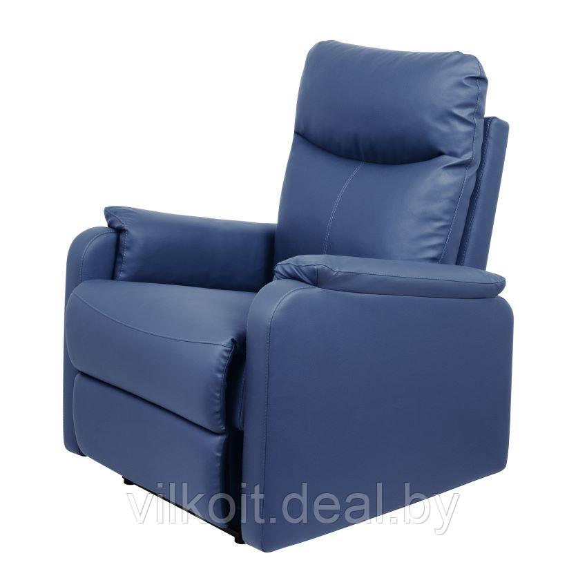 Реклайнер РЕЛАКС кресло педикюрно - косметологическое, синее, на электроприводе. На заказ - фото 1 - id-p225148153