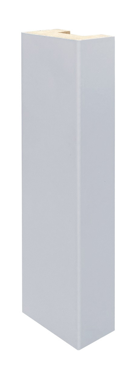 Декоративная интерьерная рейка МДФ Albico Wondermax Серый глянец