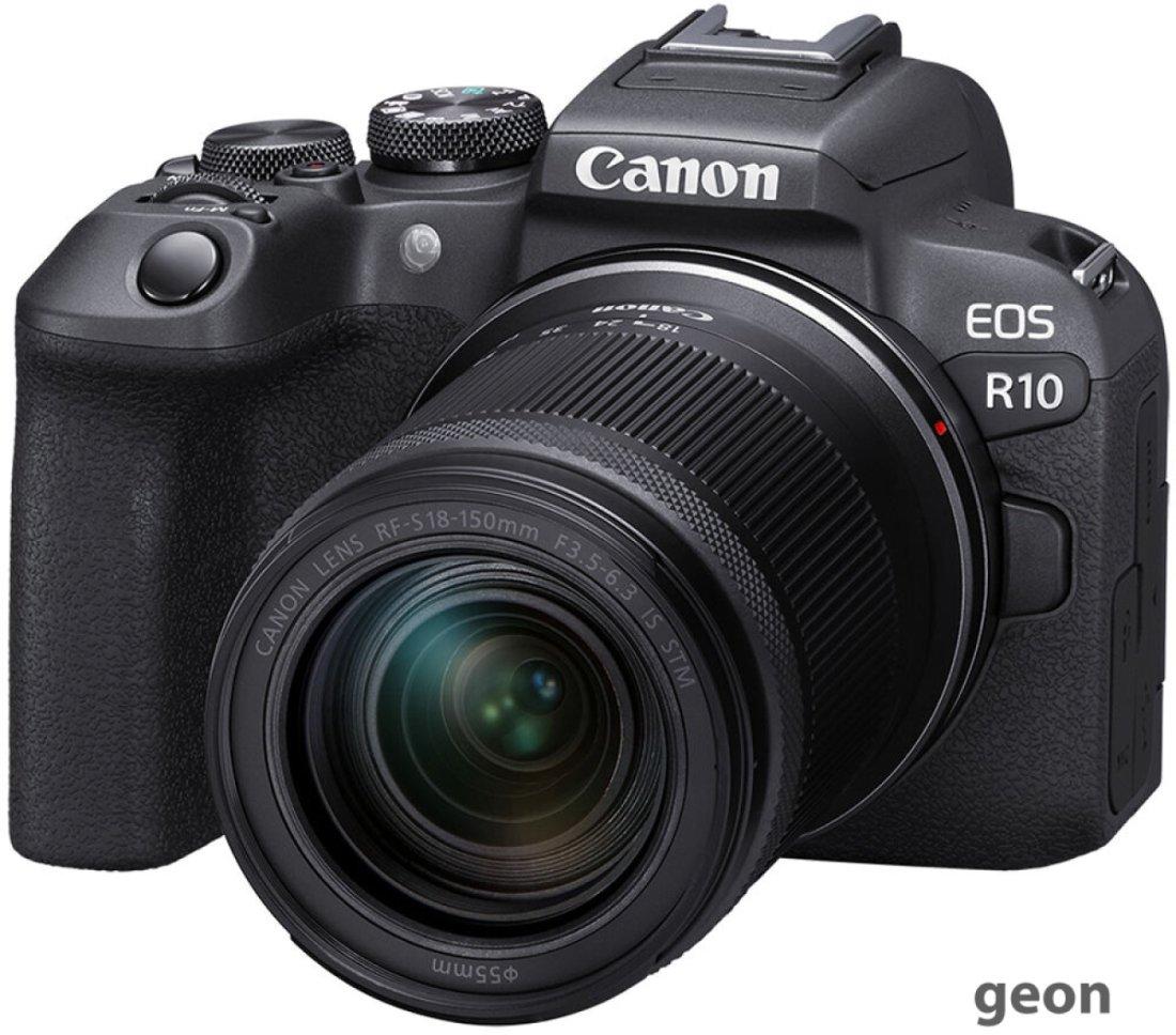 Беззеркальный фотоаппарат Canon EOS R10 RF-S 18-150mm F3.5-6.3 IS STM - фото 1 - id-p225148692