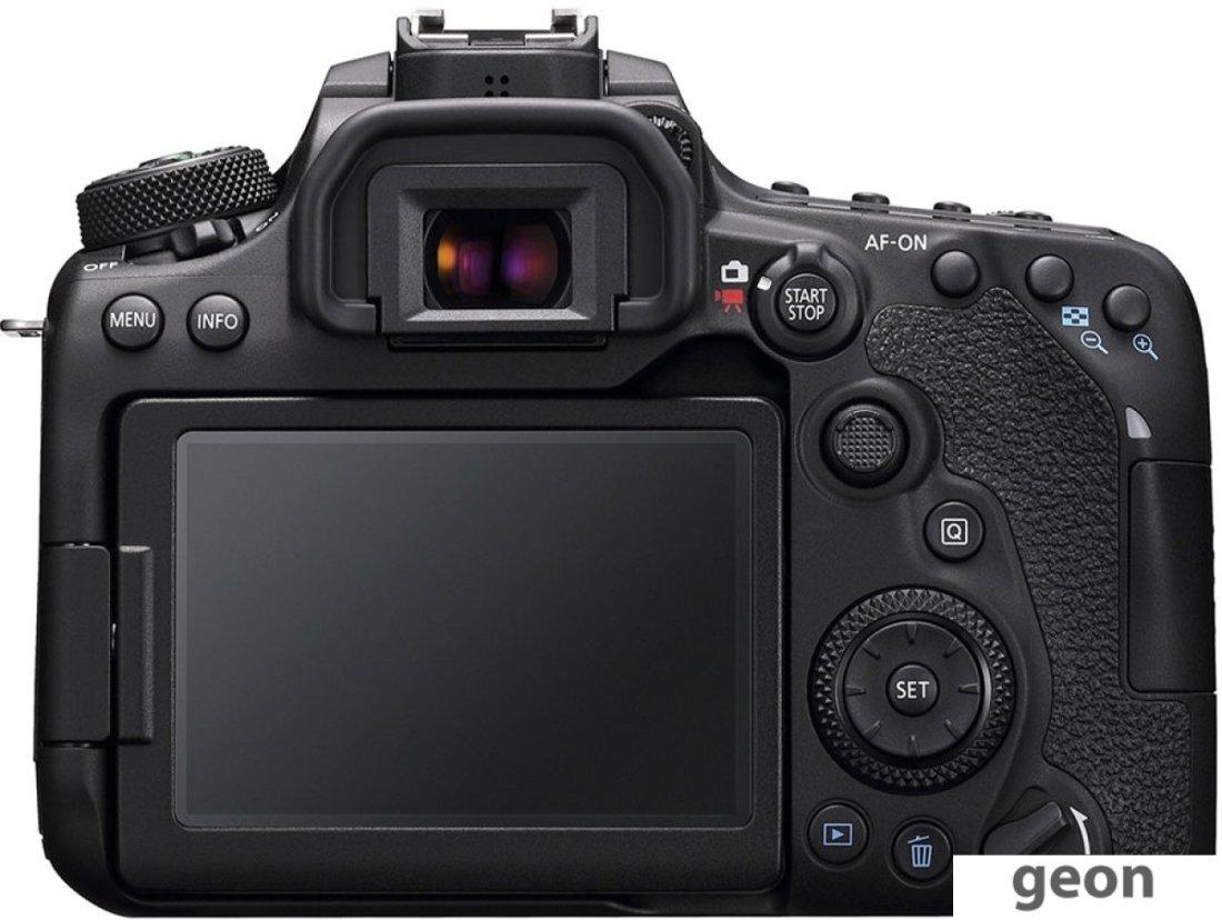 Зеркальный фотоаппарат Canon EOS 90D Kit 18-55mm IS STM (черный) - фото 3 - id-p225148409