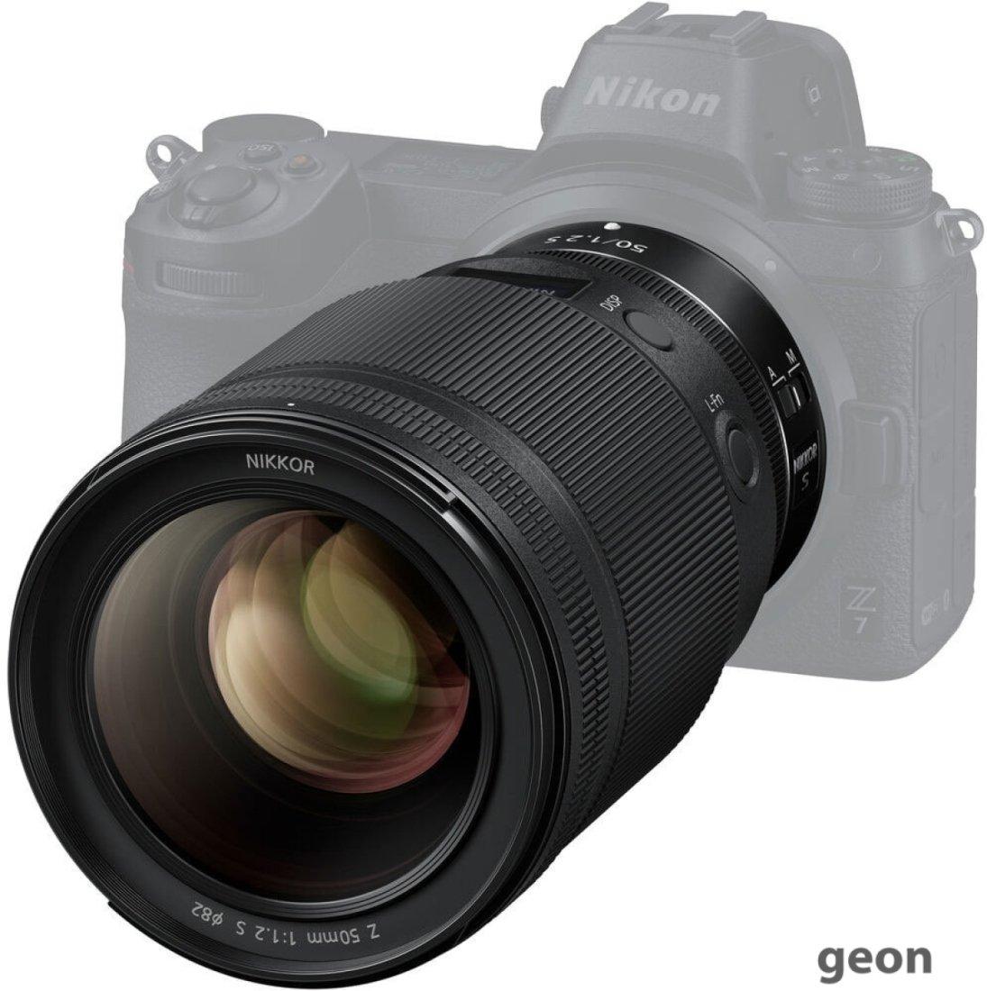 Объектив Nikon NIKKOR Z 50MM F/1.2 S - фото 3 - id-p225148526