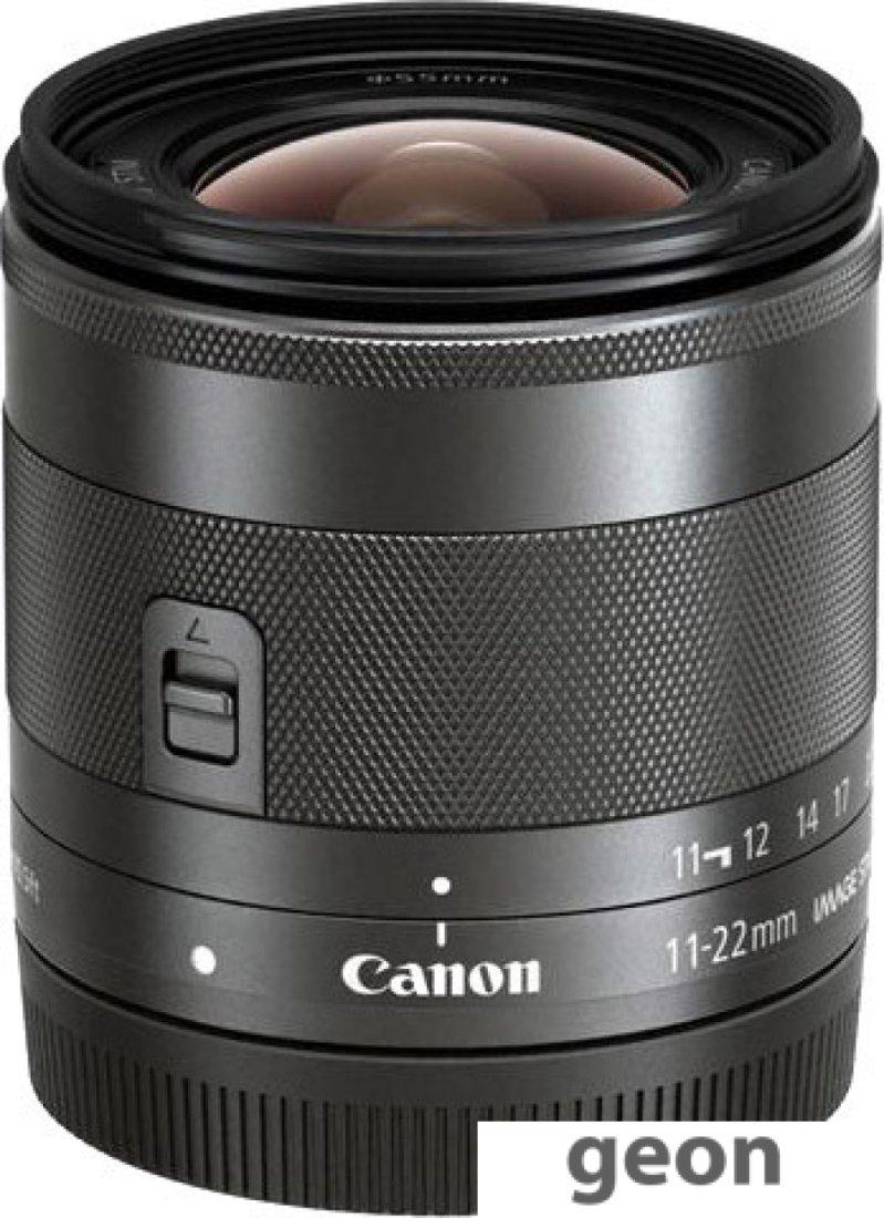 Объектив Canon EF-M 11-22mm f/4-5.6 IS STM - фото 3 - id-p225148427