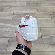 Кроссовки Nike Air Force 1 '07 Low Beige Red, фото 4