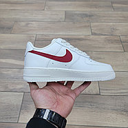 Кроссовки Nike Air Force 1 '07 Low Beige Red, фото 2