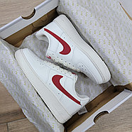 Кроссовки Nike Air Force 1 '07 Low Beige Red, фото 6