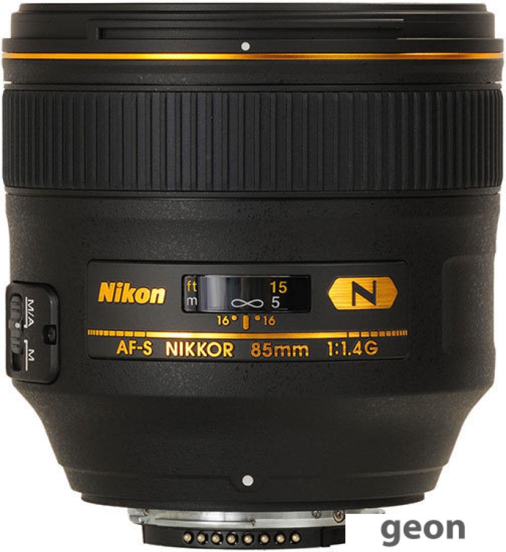 Объектив Nikon AF-S NIKKOR 85mm f/1.4G - фото 3 - id-p225148381