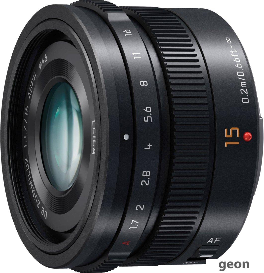 Объектив Panasonic LUMIX G Leica DG Summilux 15mm f/1.7 ASPH. (H-X015) - фото 1 - id-p225148443