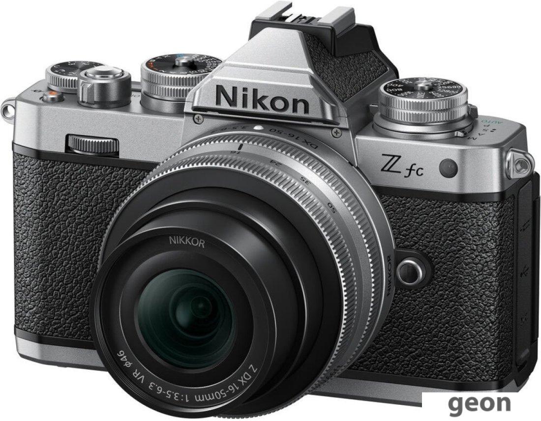 Беззеркальный фотоаппарат Nikon Z fc Kit 16-50mm (черный/серебристый) - фото 3 - id-p225148598