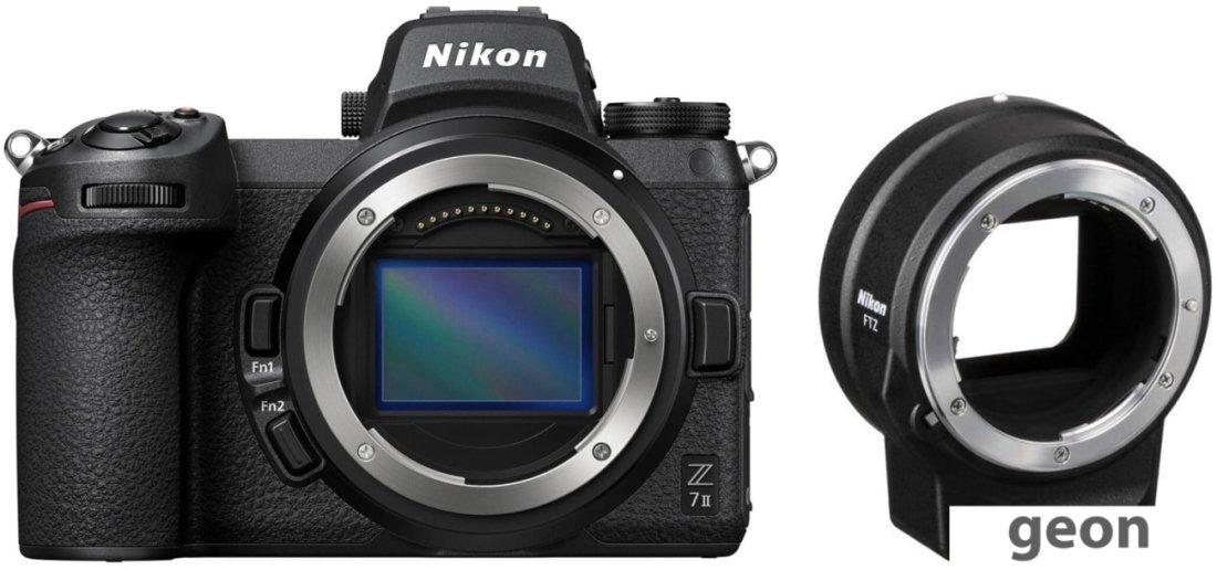 Беззеркальный фотоаппарат Nikon Z7 II Body + FTZ Adapter - фото 1 - id-p225148600