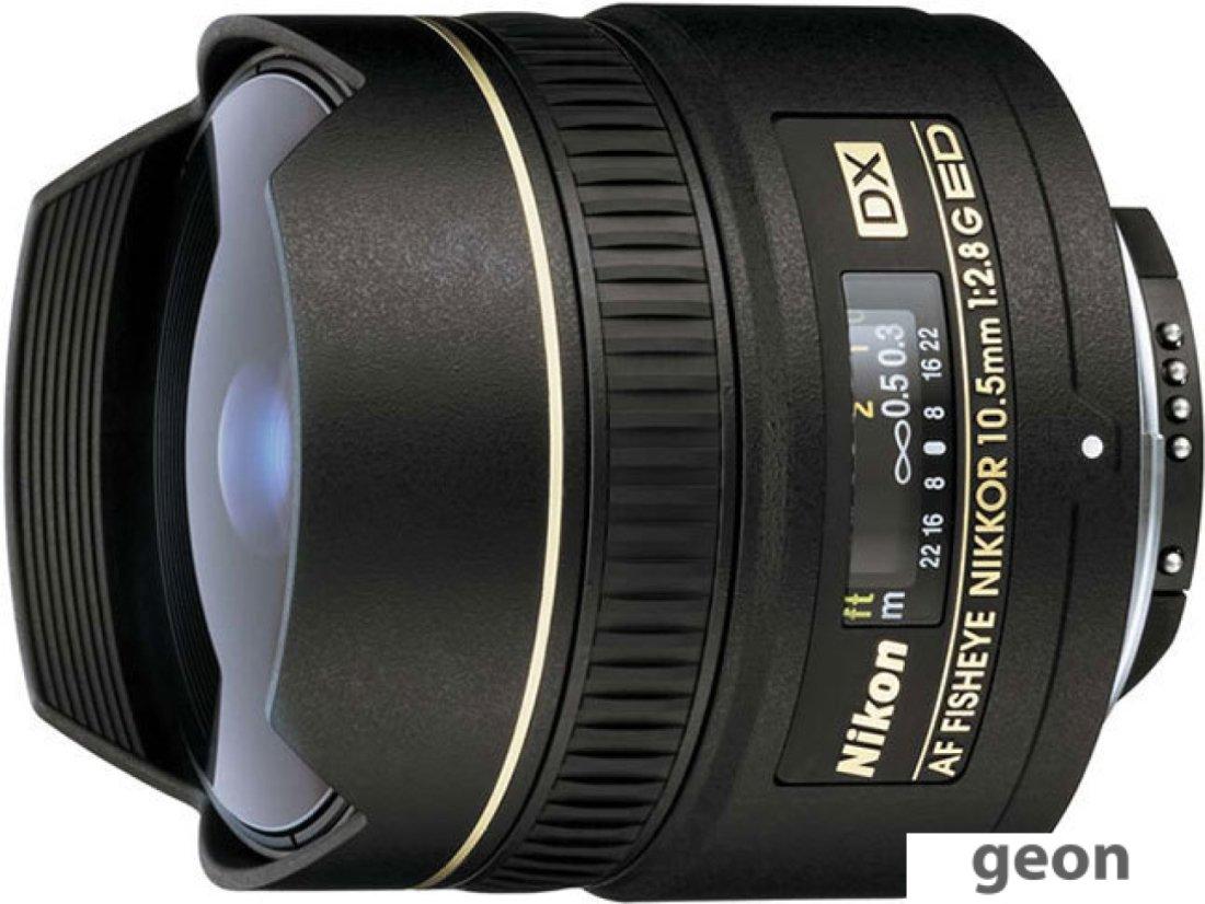 Объектив Nikon AF DX Fisheye-Nikkor 10.5mm f/2.8G ED - фото 1 - id-p225148603