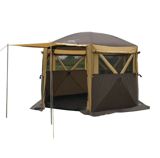 Шатер - палатка туристическая шестиугольная, 4-х местный (300х300х225см) Mircamping, арт. 2905S - фото 1 - id-p178526948