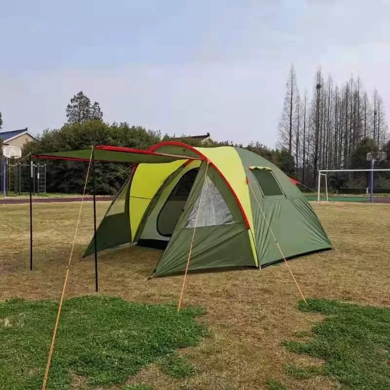 Палатка туристическая 4-х местная, MirCamping 2 в 1 с тамбуром-шатром, арт. 1005-4 - фото 4 - id-p178526942