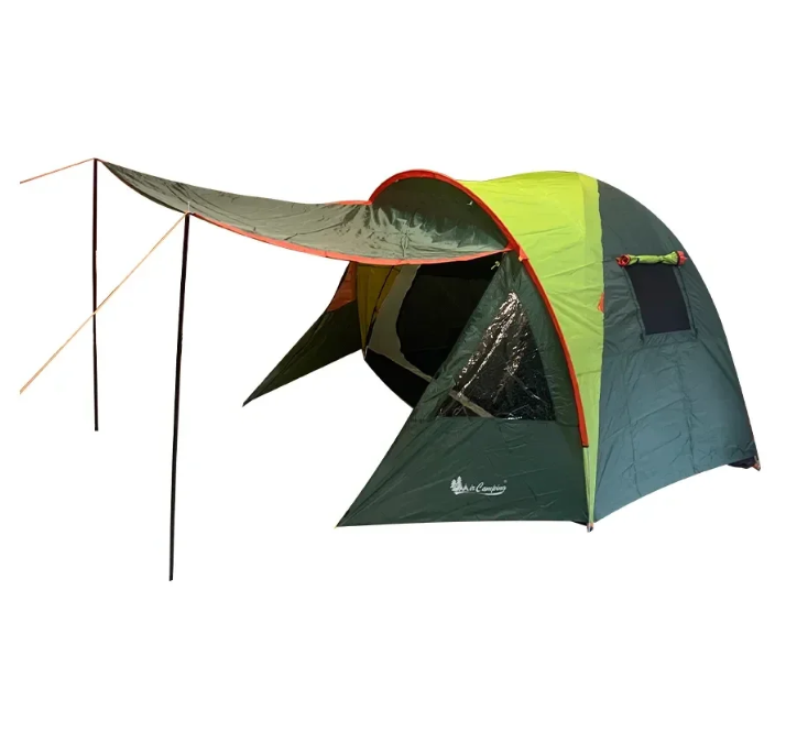 Палатка туристическая 4-х местная, MirCamping 1004-4 с 2 комнатами со съемной перегородкой