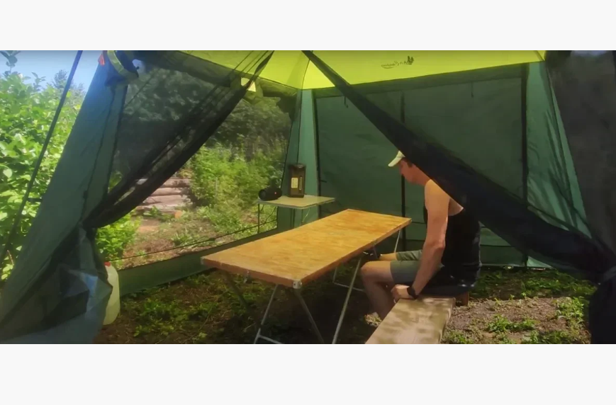 Шатер - палатка с москитной сеткой, тент палатка туристическая (340х340х240cм) Mircamping, арт. 2903 - фото 2 - id-p206837678