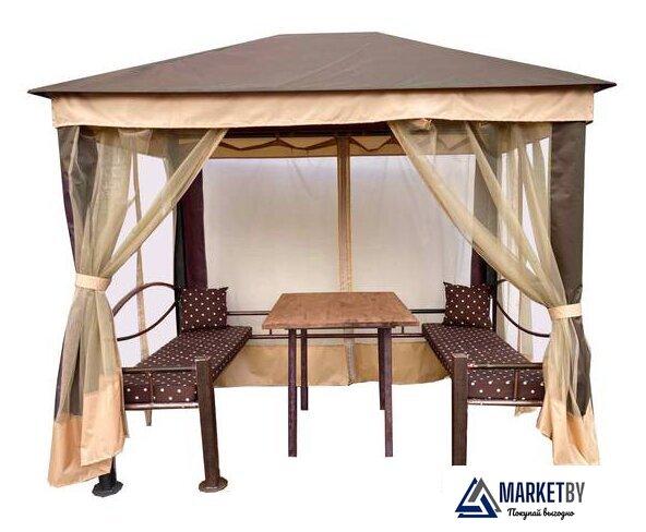 Тент-шатер МебельСад Визит (коричневый) - фото 1 - id-p225151853
