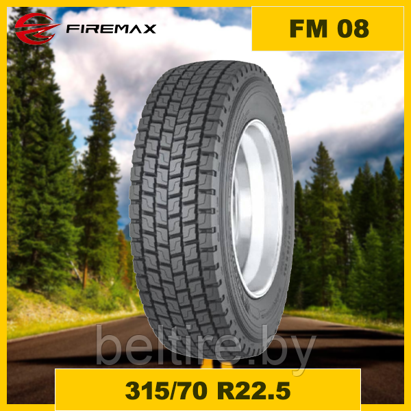 Шины грузовые 315/70 R22.5 FIREMAX FM 08 - фото 1 - id-p225151822