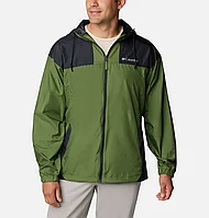 Куртка ветрозащитная мужская Columbia Flash Challenger Windbreaker зеленый 1988731-352