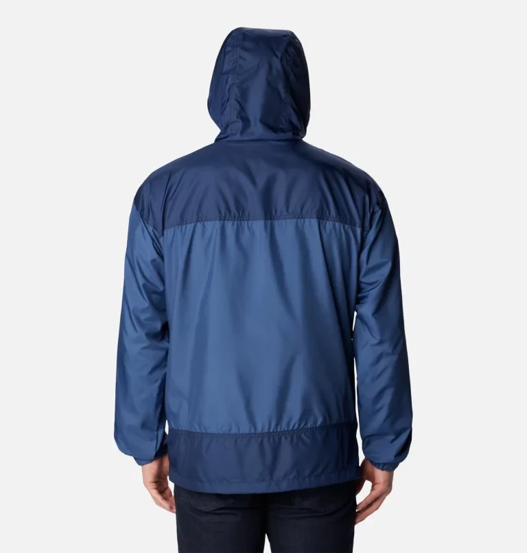 Куртка ветрозащитная мужская Columbia Flash Challenger Windbreaker синий 1988731-479 - фото 7 - id-p225086227