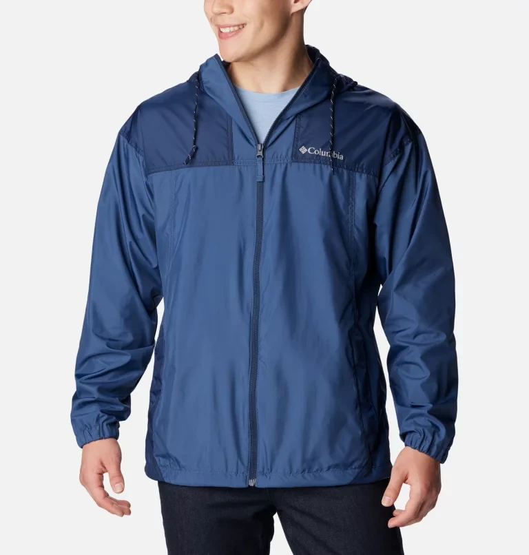 Куртка ветрозащитная мужская Columbia Flash Challenger Windbreaker синий 1988731-479 - фото 8 - id-p225086227