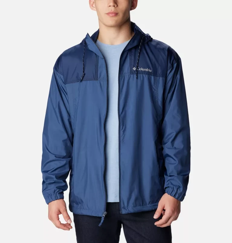 Куртка ветрозащитная мужская Columbia Flash Challenger Windbreaker синий 1988731-479 - фото 2 - id-p225086228