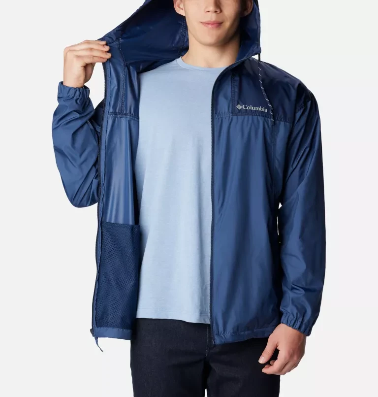 Куртка ветрозащитная мужская Columbia Flash Challenger Windbreaker синий 1988731-479 - фото 4 - id-p225086228